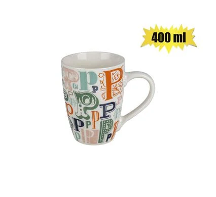 Mug Daily Tall Letter P 400ml