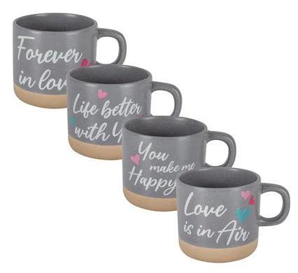 Mug Occasions Love With Clay Bottom 330ml
